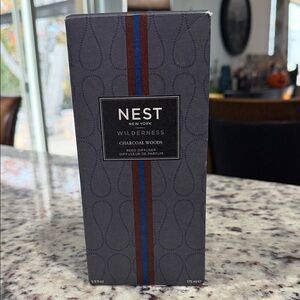 NEST Fragrances Charcoal Woods Reed Diffuser - Gray and Blue